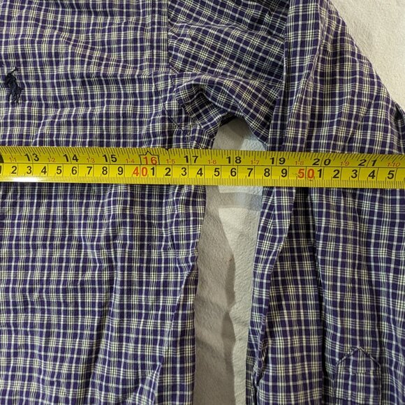 RALPH LAUREN BUTTON UP FRONT KID'S SZ MEDIUM 12/14 PURPLE LONG SLEEVE SHIRT BOYS - Picture 9 of 16